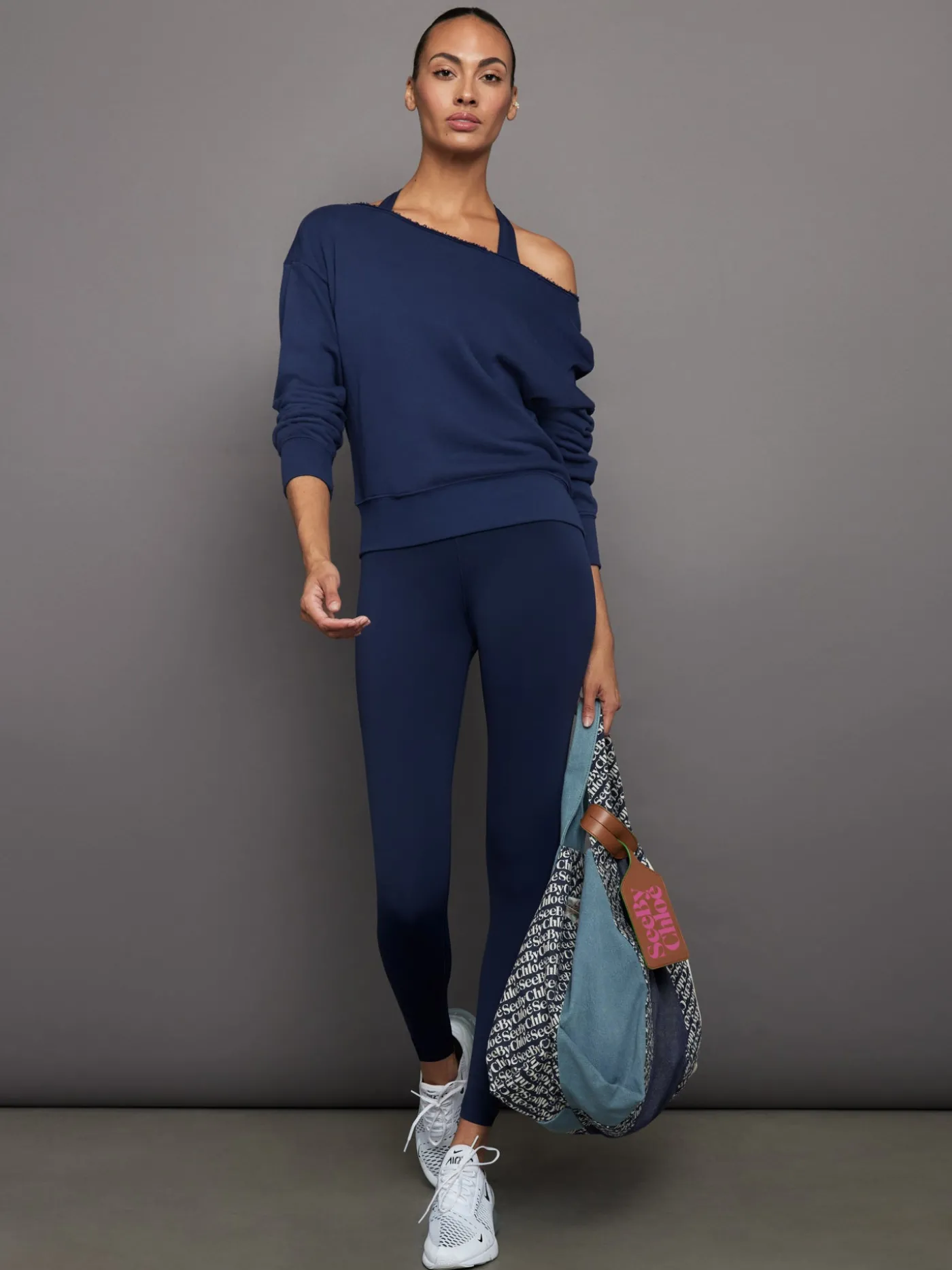 High Rise Full-Length Legging in Diamond Compression