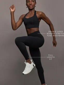 High Rise Full-Length Legging in Diamond Compression