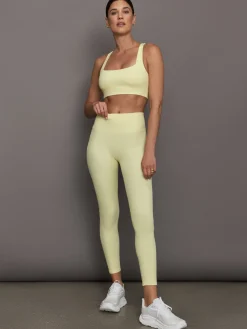 High Rise Legging in Ribbed Melt