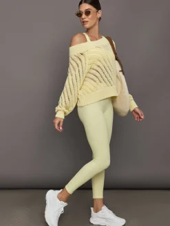 High Rise Legging in Ribbed Melt
