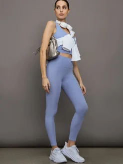 High Rise Legging in Ribbed Melt
