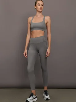 High Rise Legging in Ribbed Melt