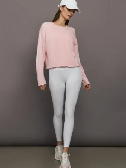 High Rise Legging in Ribbed Melt