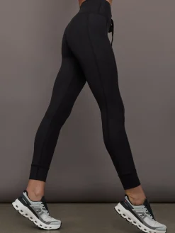 High Rise Pocket Legging in Ribbed Melt
