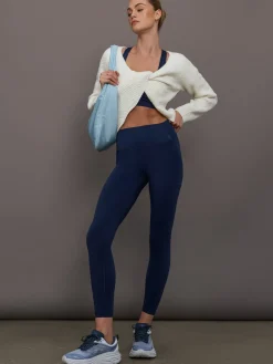 High Rise Pocket Legging in Diamond Compression
