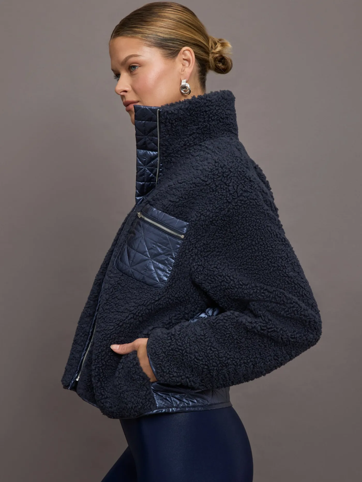 High Shine Sherpa Jacket