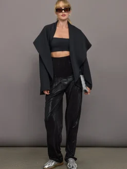 High Waist Tailored Pleat Pant
