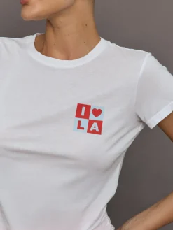 I Love LA Ruched Tee