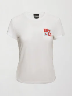 I Love LA Ruched Tee