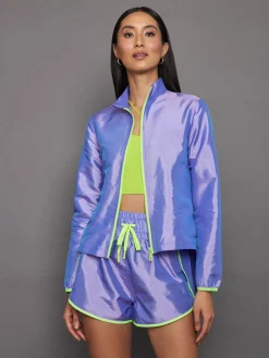 Iridescent Nylon Jacket