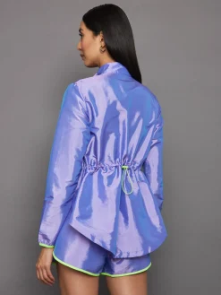 Iridescent Nylon Jacket