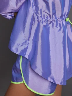 Iridescent Nylon Jacket