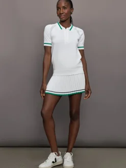 Knife Pleat Knit Skort