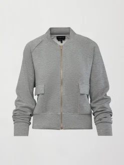 Knit Bomber Jacket in Modal Luxe