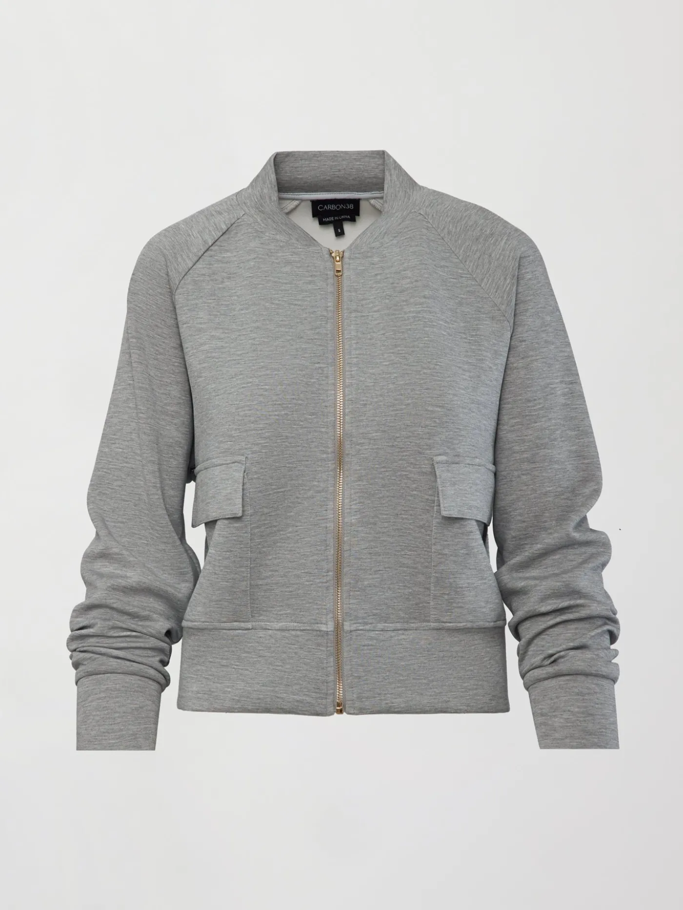 Knit Bomber Jacket in Modal Luxe