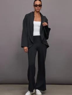 Knit Cocoon Cardigan in Interlock