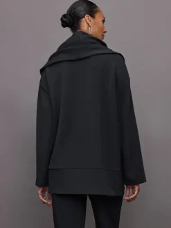 Knit Cocoon Cardigan in Interlock