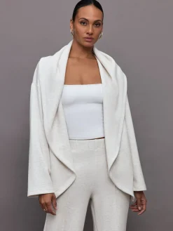 Knit Cocoon Cardigan in Interlock