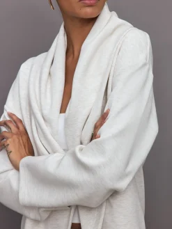 Knit Cocoon Cardigan in Interlock