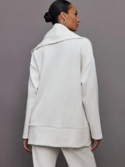 Knit Cocoon Cardigan in Interlock