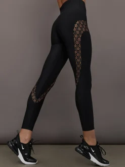 Laser Cut Legging in Diamond Compression