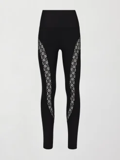 Laser Cut Legging in Diamond Compression