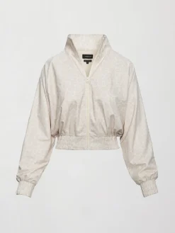 Leopard Printed Windbreaker