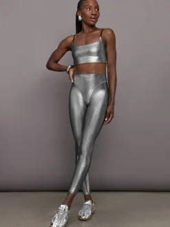 Liquid Metallic Scoop Bra