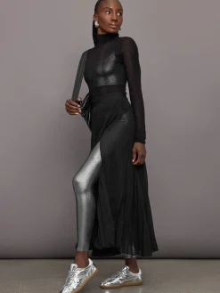 Liquid Metallic Scoop Bra