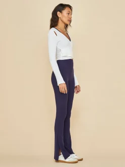 Long Sleeve Cut Out Wrap Top