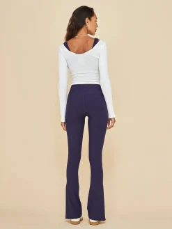 Long Sleeve Cut Out Wrap Top