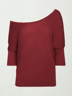 Long Sleeve Off Shoulder Tee
