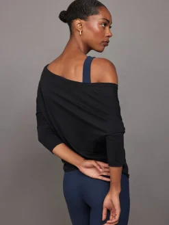 Long Sleeve Off Shoulder Tee