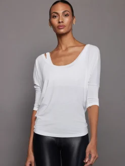 Long Sleeve Off Shoulder Tee Multipack