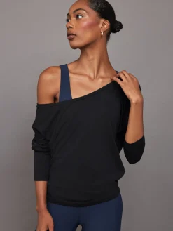 Long Sleeve Off Shoulder Tee Multipack