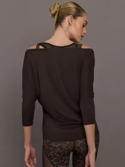 Long Sleeve Off Shoulder Tee