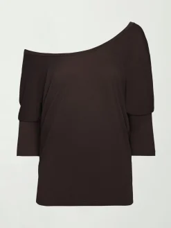 Long Sleeve Off Shoulder Tee