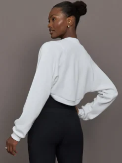 Long Sleeve Shrug in French Terry