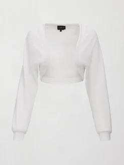 Long Sleeve Shrug in French Terry