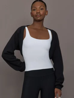 Long Sleeve Shrug in French Terry