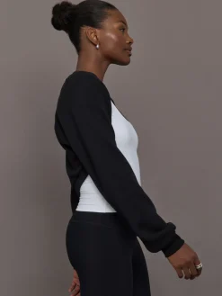 Long Sleeve Shrug in French Terry