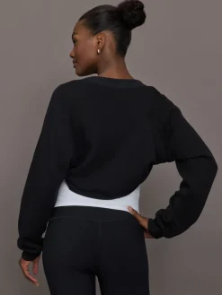 Long Sleeve Shrug in French Terry