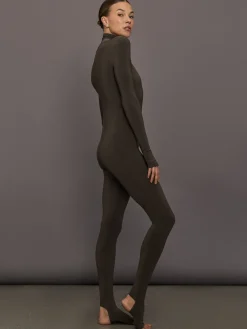 Long Sleeve Slim Fit Turtle Catsuit W/Footie