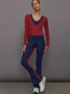 Long Sleeve Tie Top in Melt