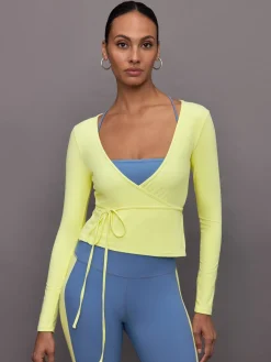 Long Sleeve Tie Top in Melt