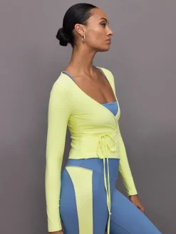 Long Sleeve Tie Top in Melt