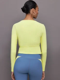 Long Sleeve Tie Top in Melt