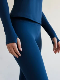Long Sleeve Top In Diamond Compression