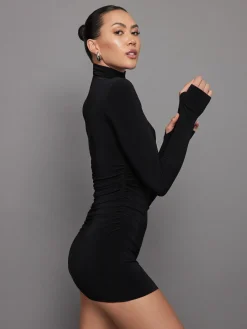 Long Sleeve Turtleneck Pickleball Dress