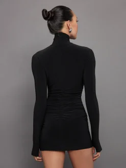 Long Sleeve Turtleneck Pickleball Dress
